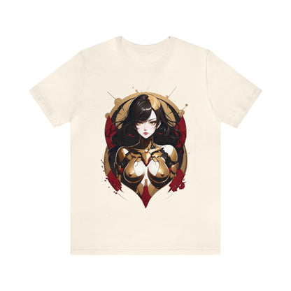 Kǎtōng Piàn - Mecha Girl Collection - Naomi - Unisex Jersey Short Sleeve Tee Printify