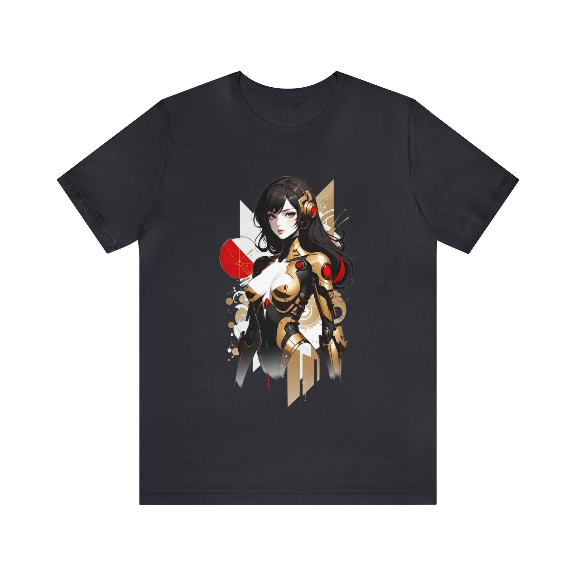 Kǎtōng Piàn - Mecha Girl Collection - Hannah - Unisex Jersey Short Sleeve Tee Printify