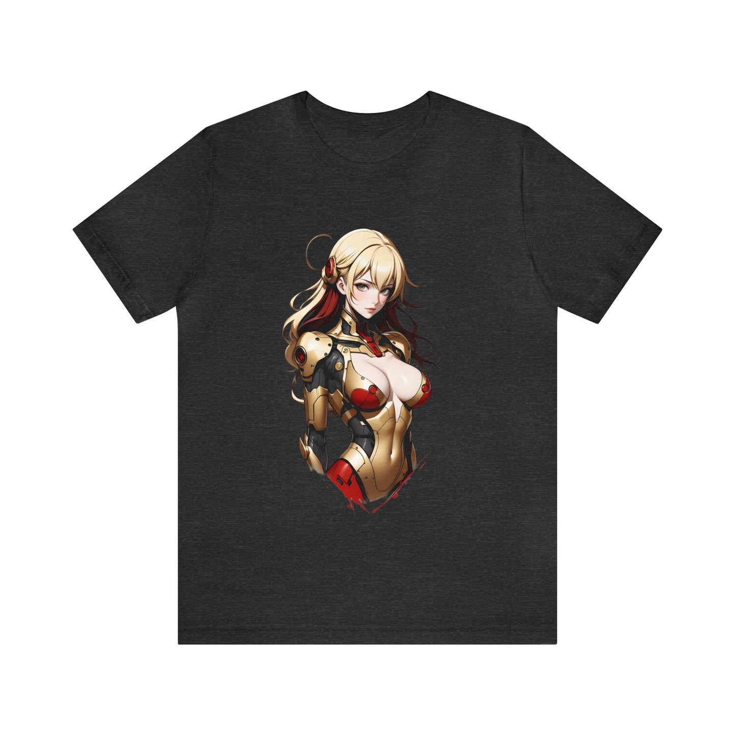 Kǎtōng Piàn - Mecha Girl Collection - Leah - Unisex Jersey Short Sleeve Tee Printify