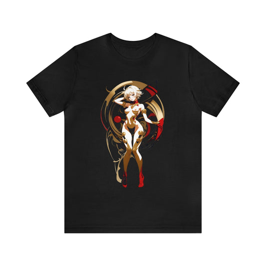 Kǎtōng Piàn - Mecha Girl Collection - Alice - Unisex Jersey Short Sleeve Tee Printify