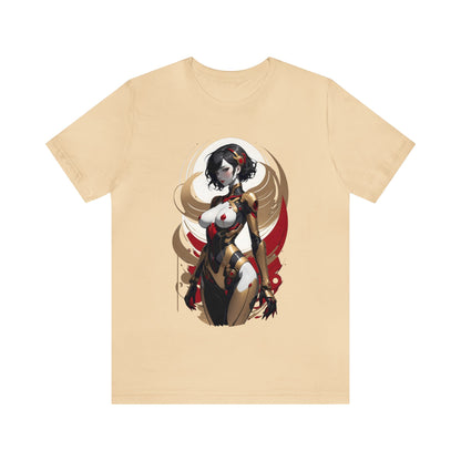 Kǎtōng Piàn - Mecha Girl Collection - Luna - Unisex Jersey Short Sleeve Tee Printify