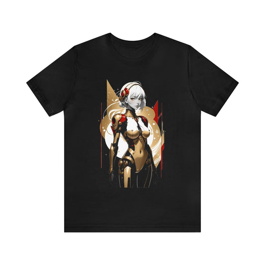 Kǎtōng Piàn - Mecha Girl Collection - Ella - Unisex Jersey Short Sleeve Tee Printify