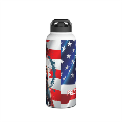 Kǎtōng Piàn - Prized Fighter Collection - America - 003 - Stainless Steel Water Bottle, Standard Lid