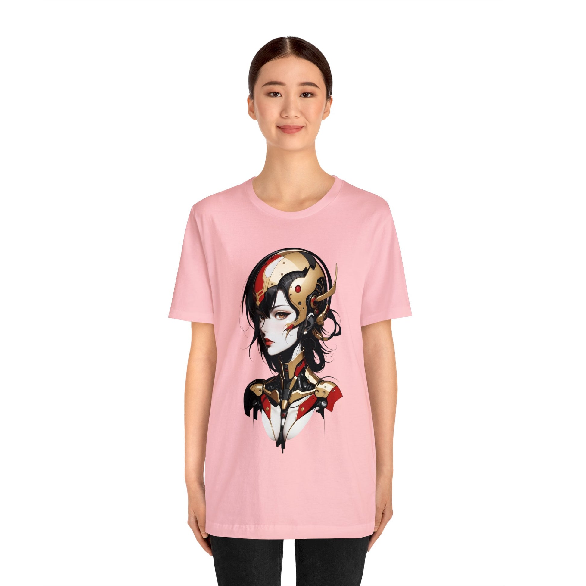 Kǎtōng Piàn - Mecha Girl Collection - Aurora - Unisex Jersey Short Sleeve Tee Printify