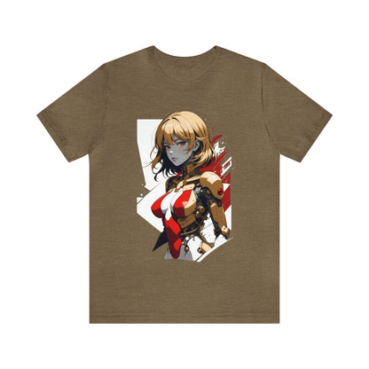 Kǎtōng Piàn - Mecha Girl Collection - Camila - Unisex Jersey Short Sleeve Tee Printify