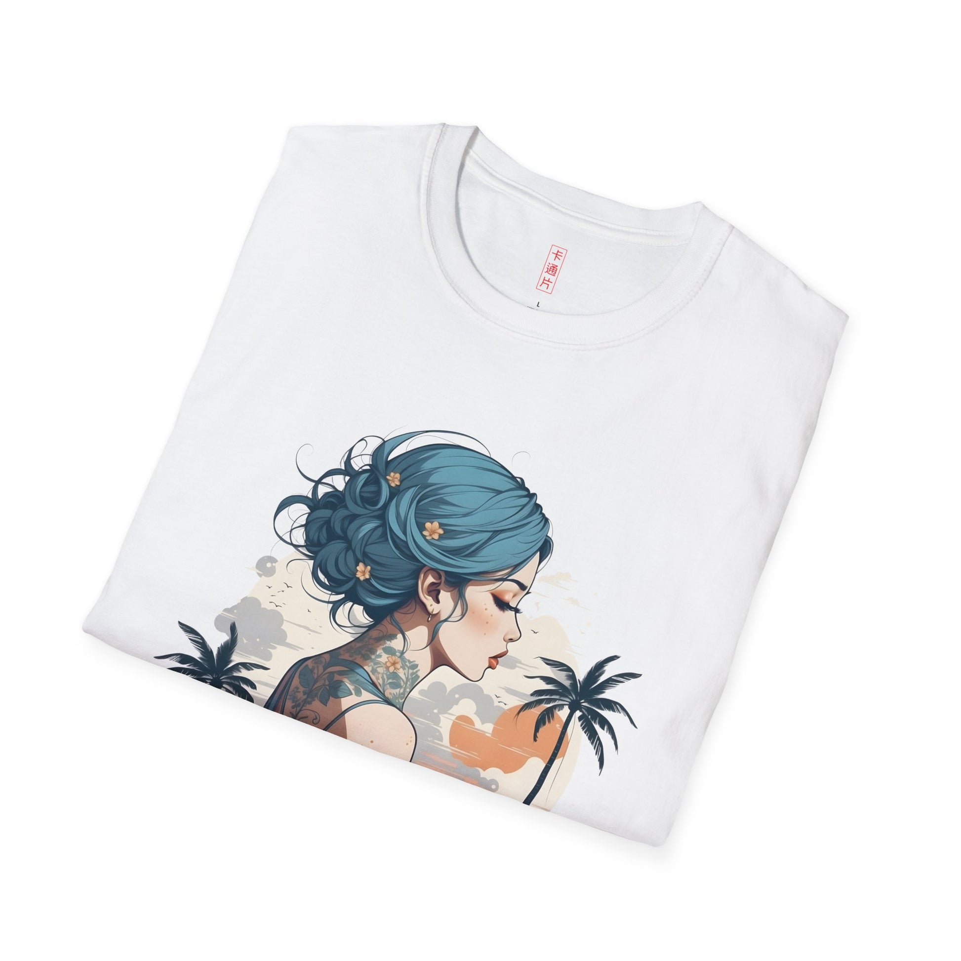 Kǎtōng Piàn - California Love Collection - 021 - Unisex Softstyle T-Shirt Printify