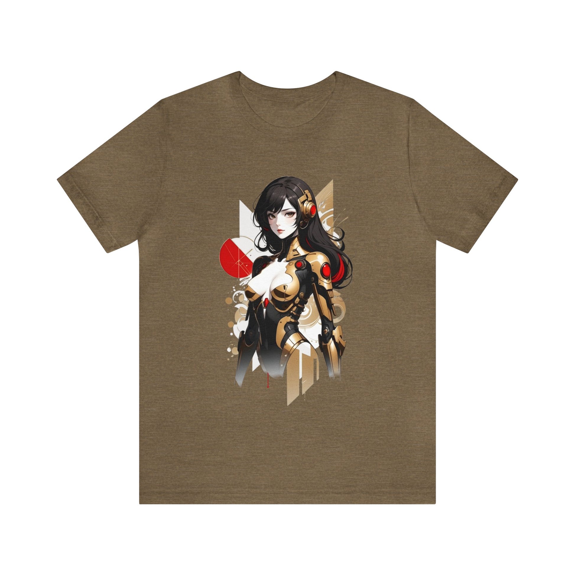 Kǎtōng Piàn - Mecha Girl Collection - Hannah - Unisex Jersey Short Sleeve Tee Printify