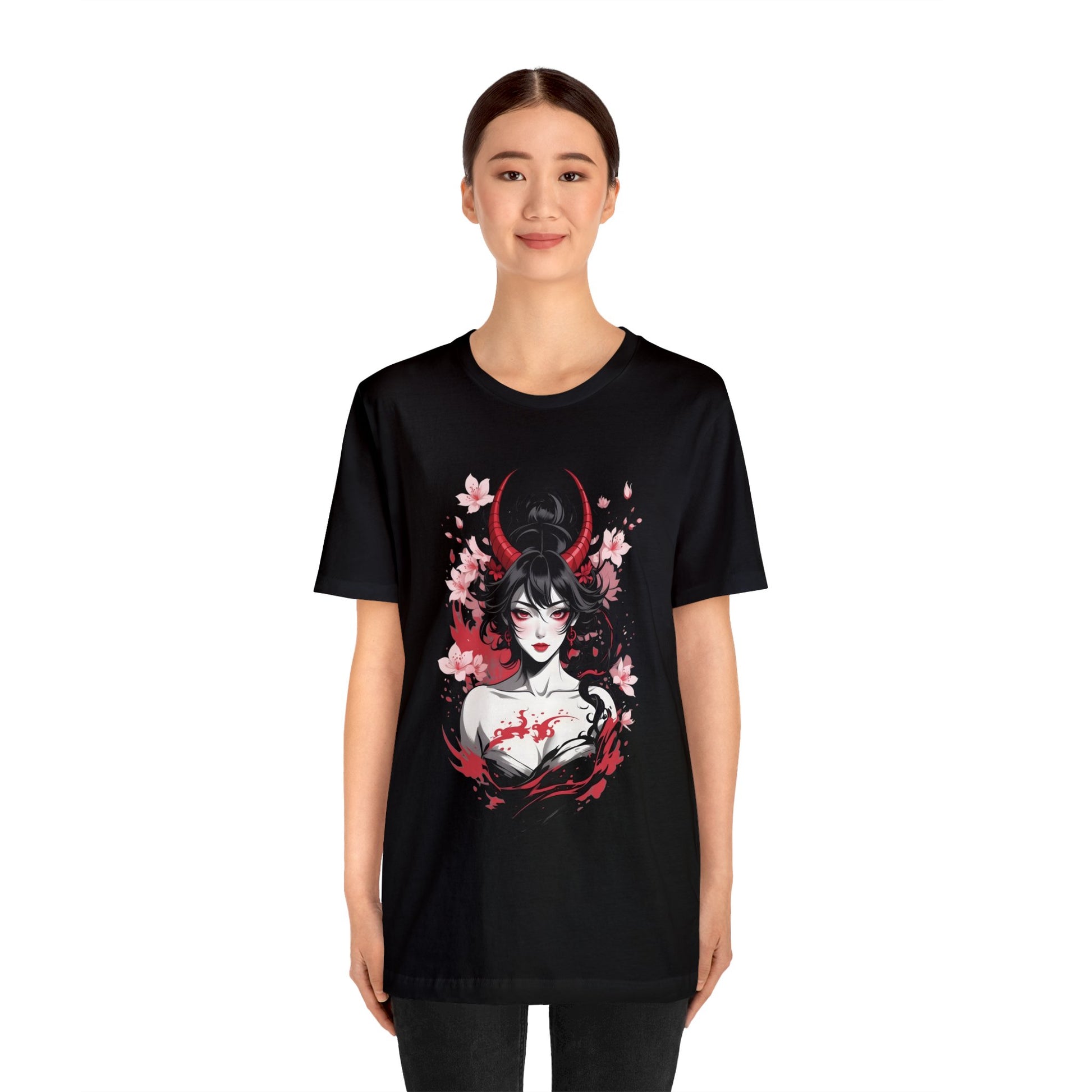 Kǎtōng Piàn - Oni Collection - Lamia - Unisex Jersey Short Sleeve Tee Printify