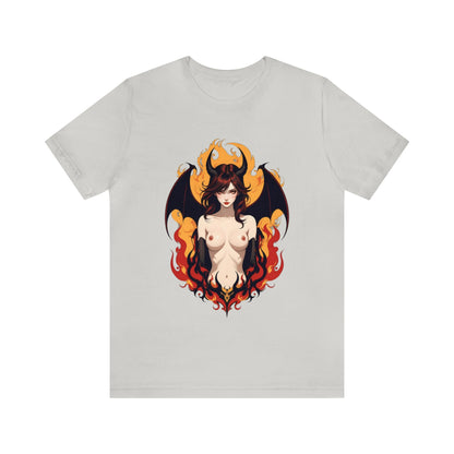 Kǎtōng Piàn - Devil Woman Collection - Darcy - Unisex Jersey Short Sleeve Tee Printify