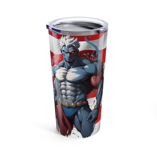 Prized Fighter Crimson Juggernaut Tumbler 20oz Printify