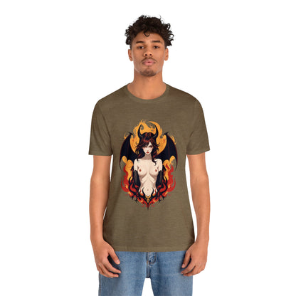 Kǎtōng Piàn - Devil Woman Collection - Darcy - Unisex Jersey Short Sleeve Tee Printify