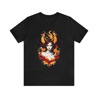 Kǎtōng Piàn - Devil Woman Collection - Circe - Unisex Jersey Short Sleeve Tee Printify