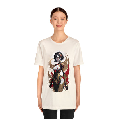 Kǎtōng Piàn - Mecha Girl Collection - Luna - Unisex Jersey Short Sleeve Tee Printify