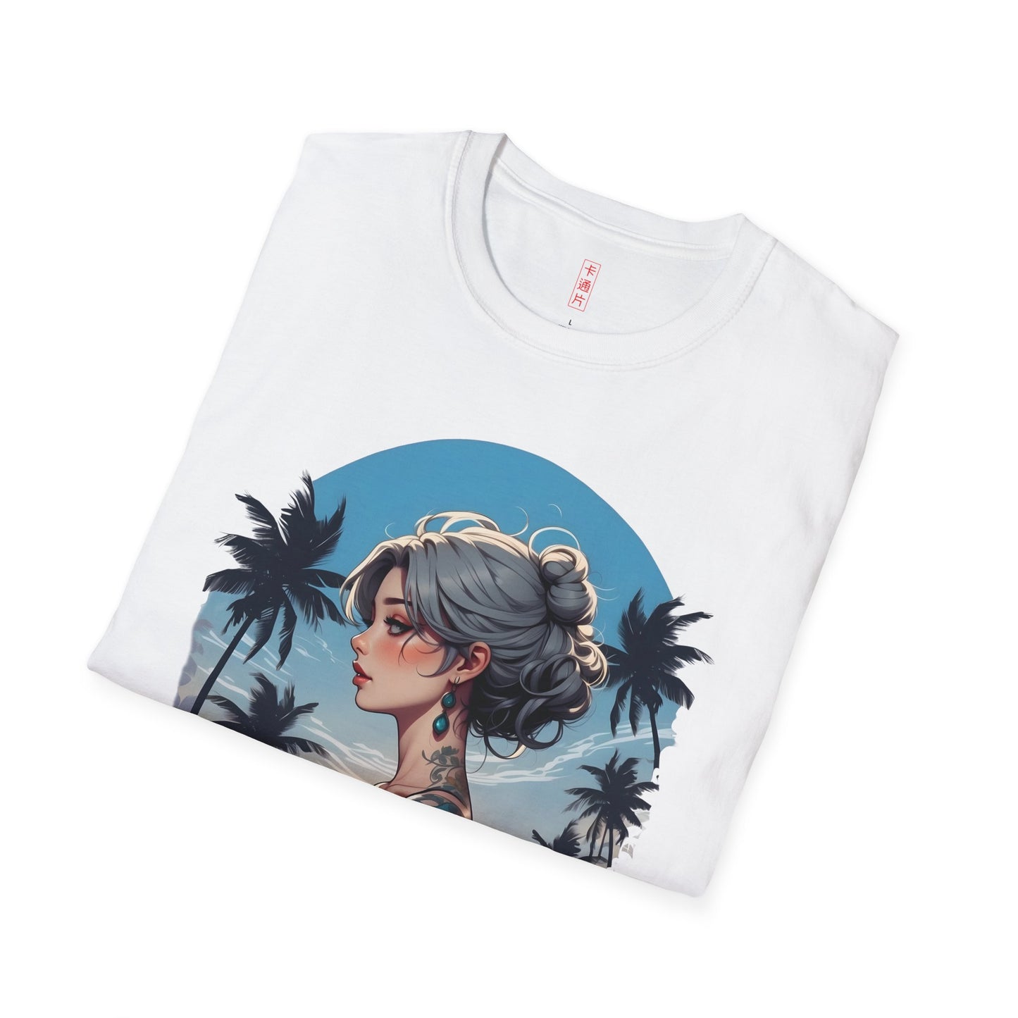 Kǎtōng Piàn - California Love Collection - 001 - Unisex Softstyle T-Shirt Printify