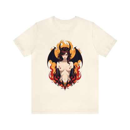 Kǎtōng Piàn - Devil Woman Collection - Darcy - Unisex Jersey Short Sleeve Tee Printify