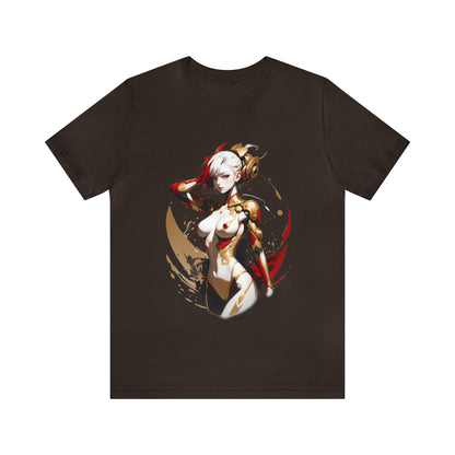 Kǎtōng Piàn - Mecha Girl Collection - Ruby - Unisex Jersey Short Sleeve Tee Printify