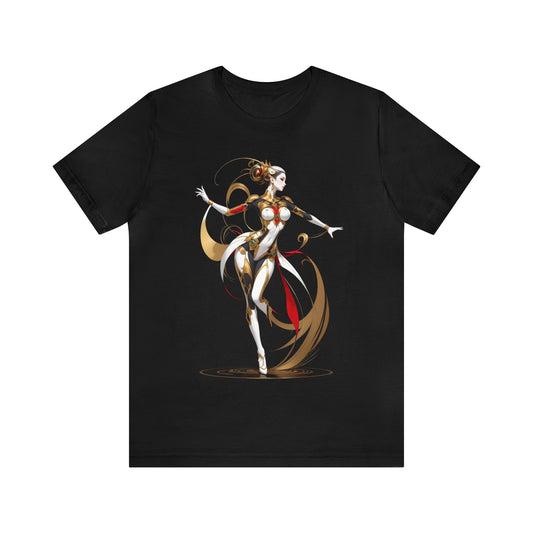 Kǎtōng Piàn - Mecha Girl Collection - Harper - Unisex Jersey Short Sleeve Tee Printify