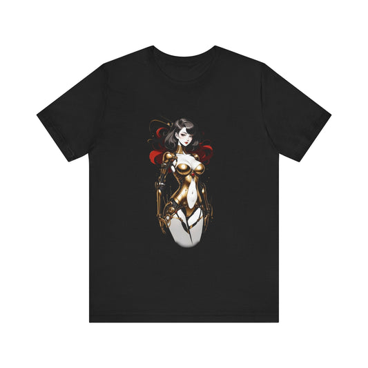 Kǎtōng Piàn - Mecha Girl Collection - Grace - Unisex Jersey Short Sleeve Tee Printify