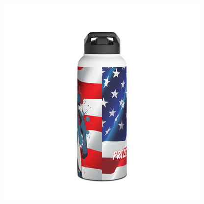 Kǎtōng Piàn - Prized Fighter Collection - America - 008 - Stainless Steel Water Bottle, Standard Lid