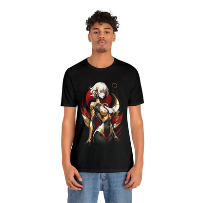 Kǎtōng Piàn - Mecha Girl Collection - Emily - Unisex Jersey Short Sleeve Tee Printify