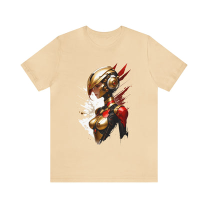 Kǎtōng Piàn - Mecha Girl Collection - Isabella - Unisex Jersey Short Sleeve Tee Printify