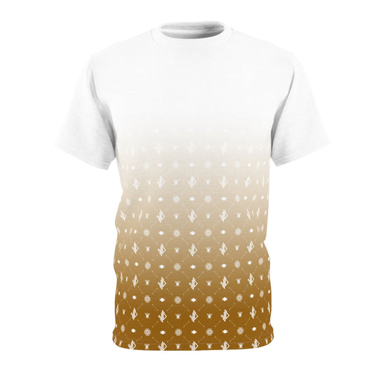 Warm Gradient Unisex Tee with Sun & Star Design - Verdine Daniels