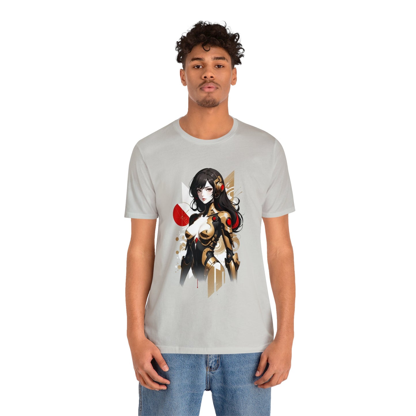 Kǎtōng Piàn - Mecha Girl Collection - Hannah - Unisex Jersey Short Sleeve Tee Printify