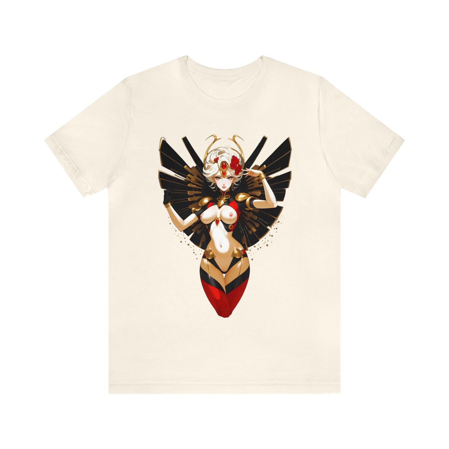 Kǎtōng Piàn - Mecha Girl Collection - Riley - Unisex Jersey Short Sleeve Tee Printify