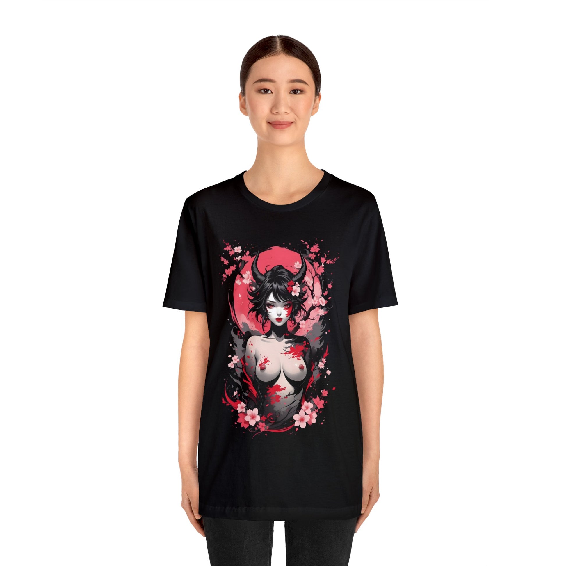 Kǎtōng Piàn - Oni Collection - Jorogumo - Unisex Jersey Short Sleeve Tee Printify