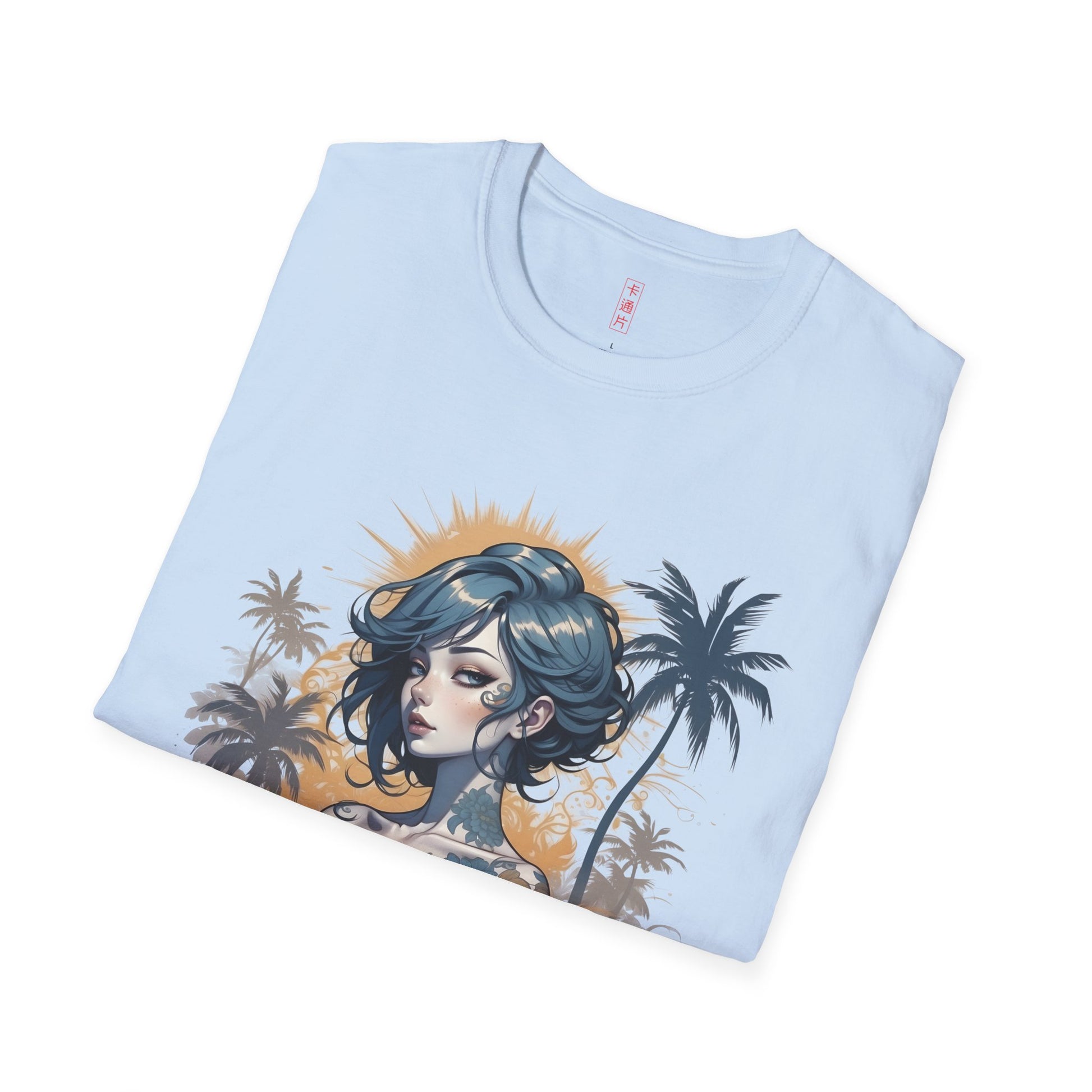Kǎtōng Piàn - California Love Collection - 036 - Unisex Softstyle T-Shirt Printify