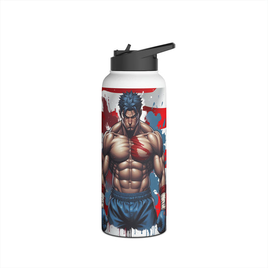 Kǎtōng Piàn - Prized Fighter Collection - America - 007 - Stainless Steel Water Bottle, Standard Lid - Verdine Daniels