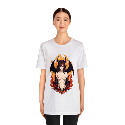 Kǎtōng Piàn - Devil Woman Collection - Darcy - Unisex Jersey Short Sleeve Tee Printify