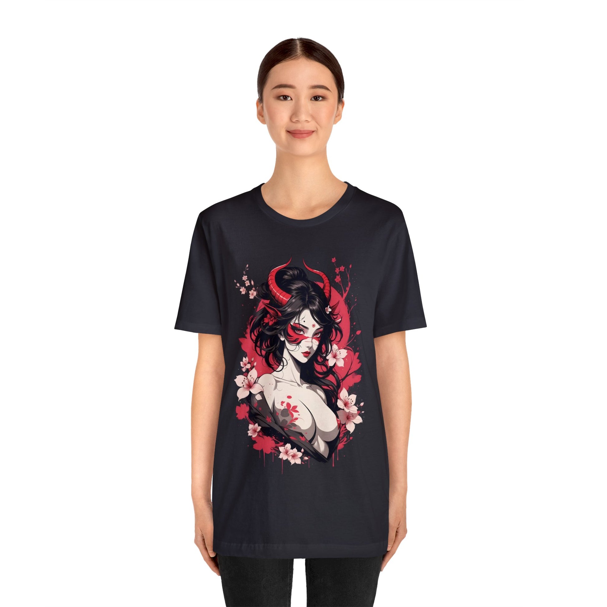 Kǎtōng Piàn - Oni Collection - Alecto - Unisex Jersey Short Sleeve Tee Printify