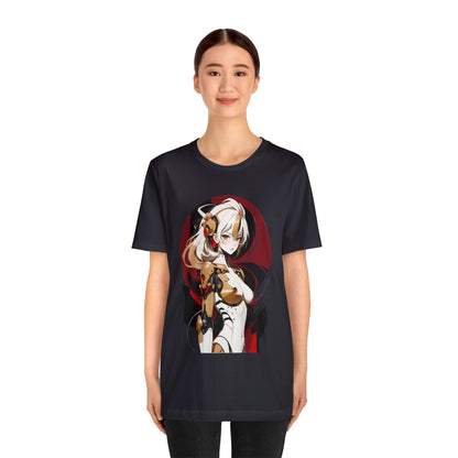 Kǎtōng Piàn - Mecha Girl Collection - Elena - Unisex Jersey Short Sleeve Tee Printify