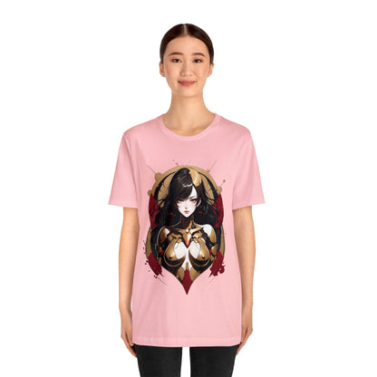 Kǎtōng Piàn - Mecha Girl Collection - Naomi - Unisex Jersey Short Sleeve Tee Printify