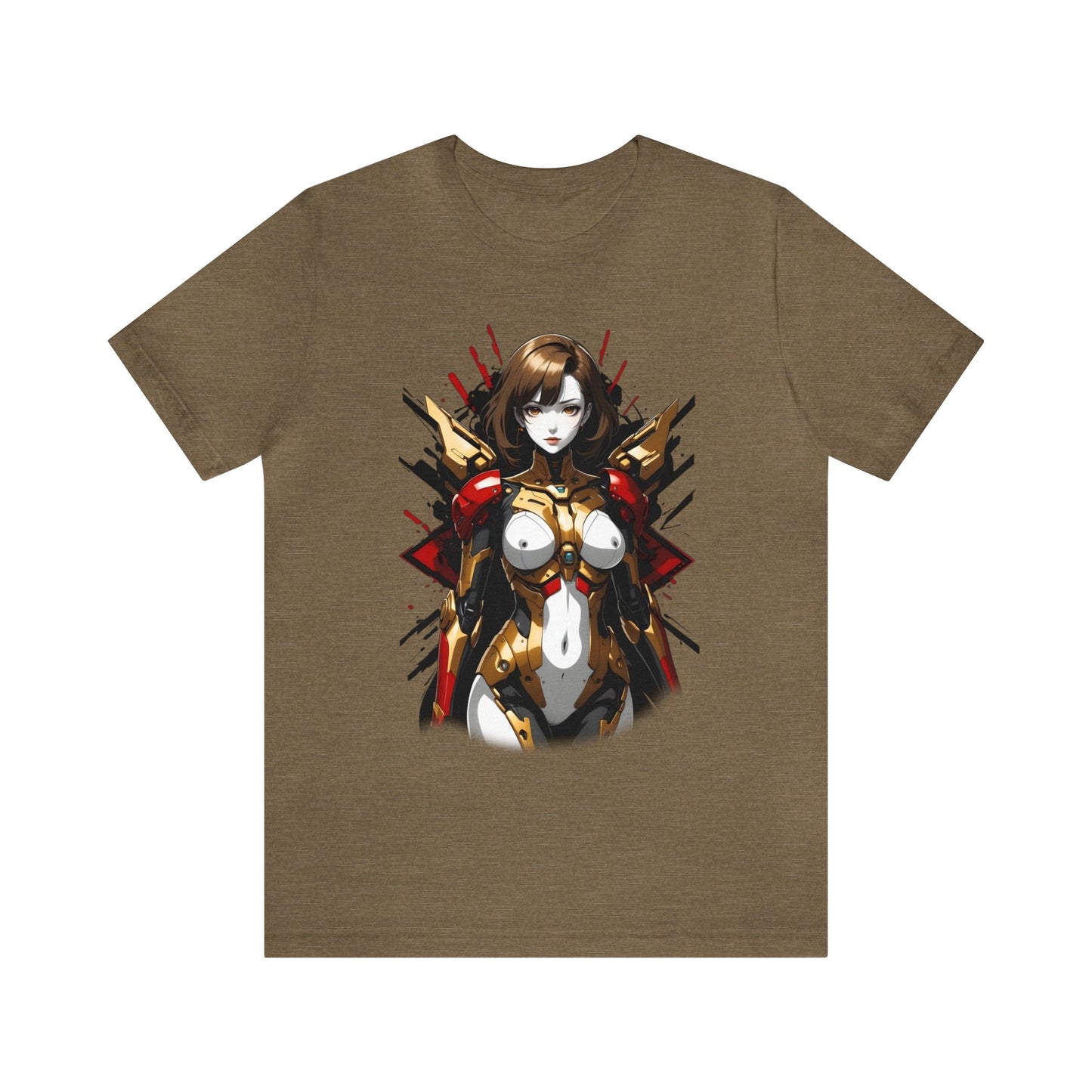 Kǎtōng Piàn - Mecha Girl Collection - Nova - Unisex Jersey Short Sleeve Tee Printify