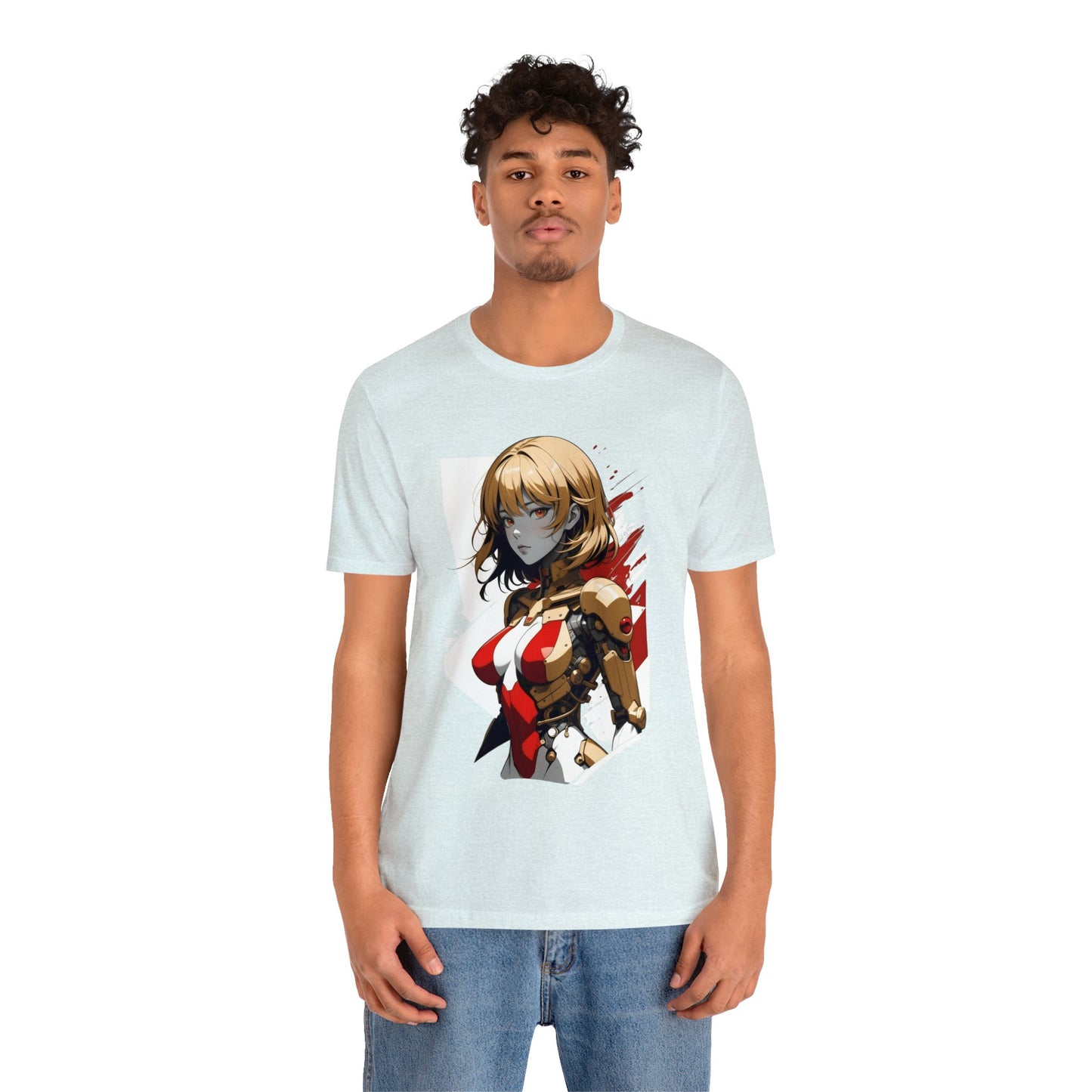 Kǎtōng Piàn - Mecha Girl Collection - Camila - Unisex Jersey Short Sleeve Tee Printify