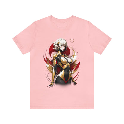 Kǎtōng Piàn - Mecha Girl Collection - Emily - Unisex Jersey Short Sleeve Tee Printify