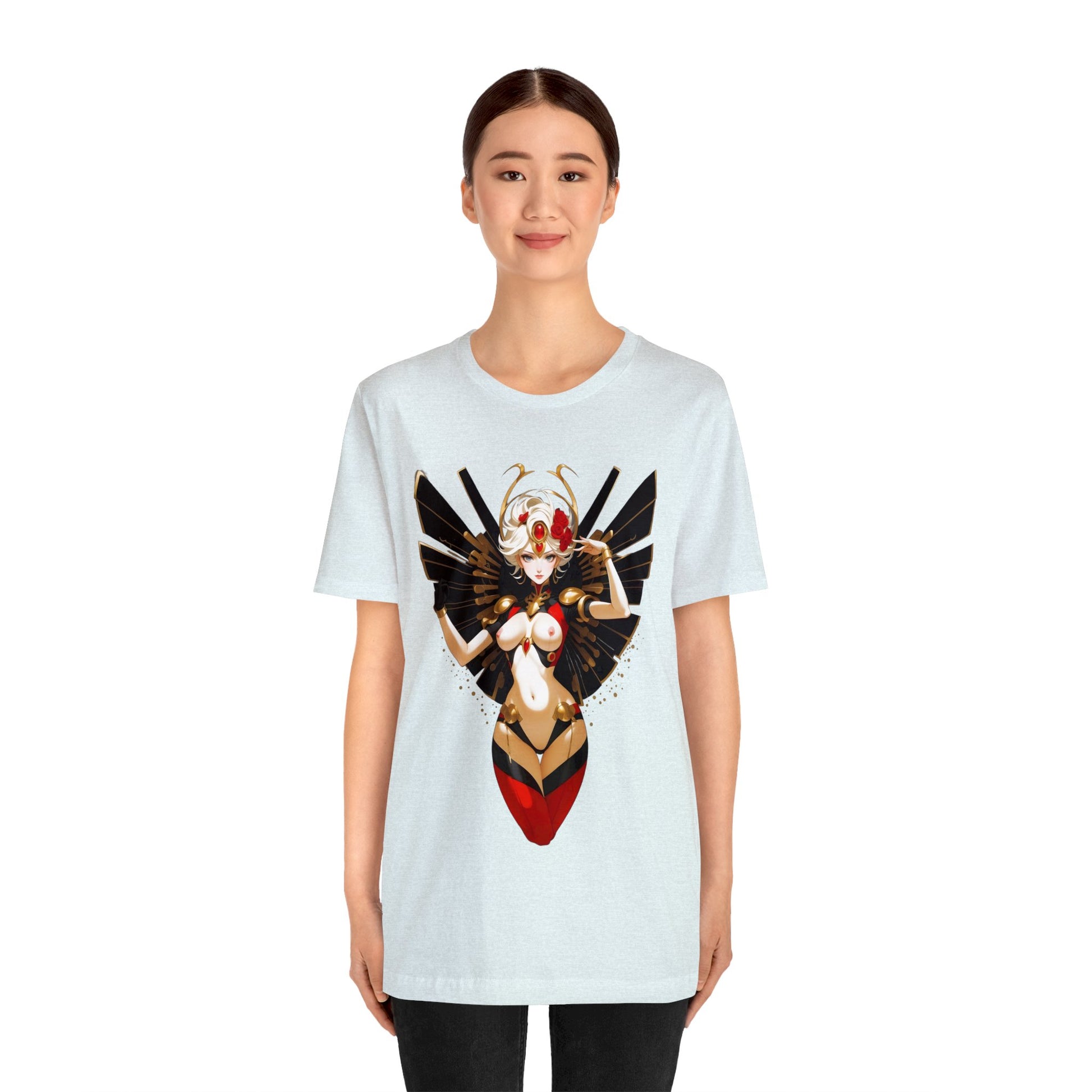 Kǎtōng Piàn - Mecha Girl Collection - Riley - Unisex Jersey Short Sleeve Tee Printify