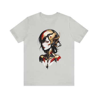 Kǎtōng Piàn - Mecha Girl Collection - Aurora - Unisex Jersey Short Sleeve Tee Printify