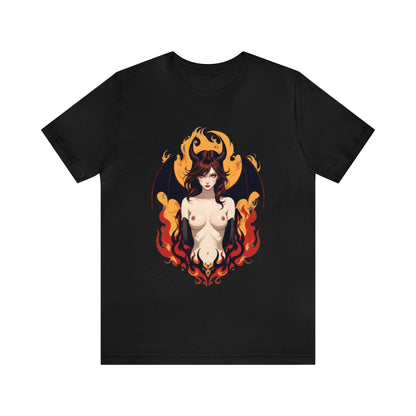 Kǎtōng Piàn - Devil Woman Collection - Darcy - Unisex Jersey Short Sleeve Tee Printify