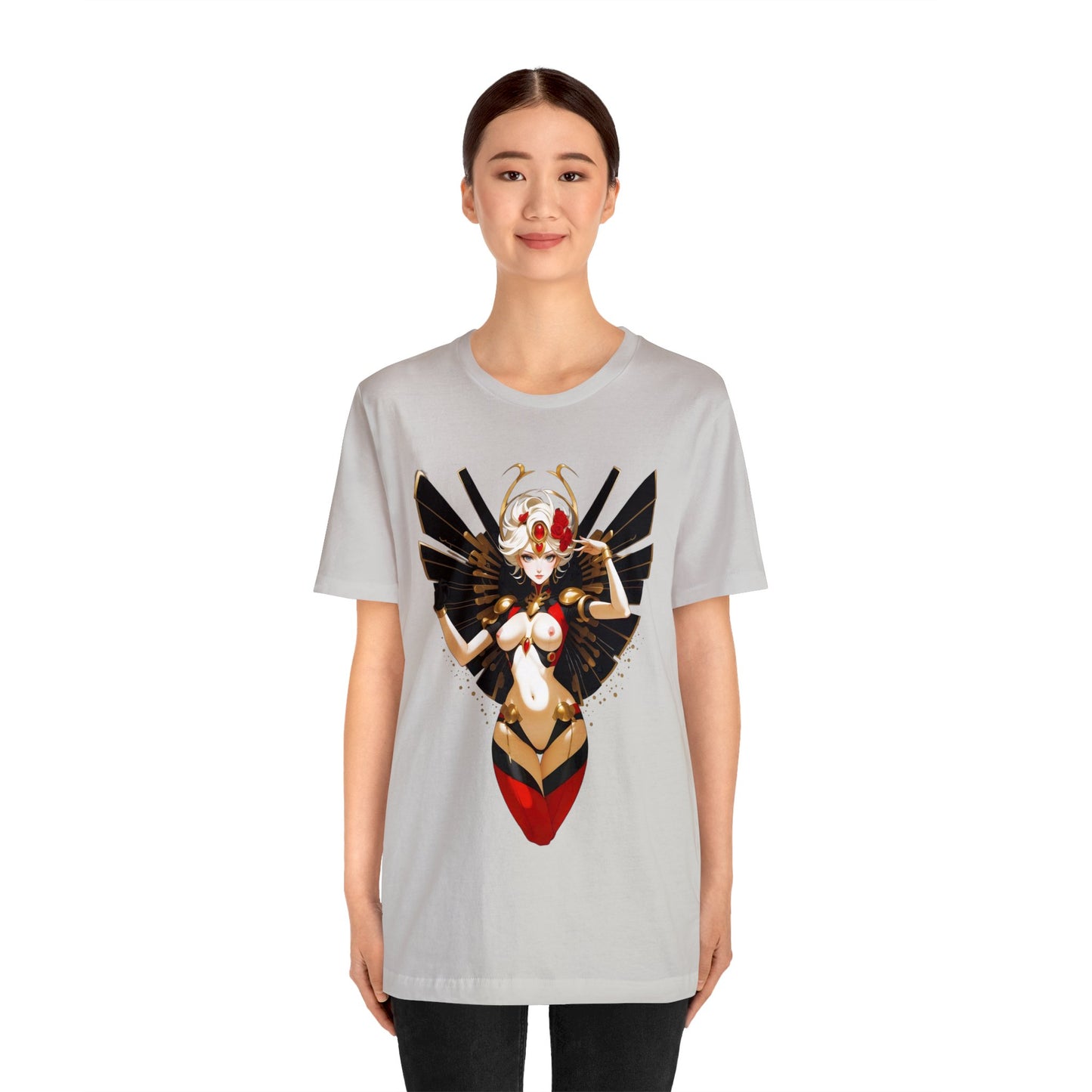 Kǎtōng Piàn - Mecha Girl Collection - Riley - Unisex Jersey Short Sleeve Tee Printify