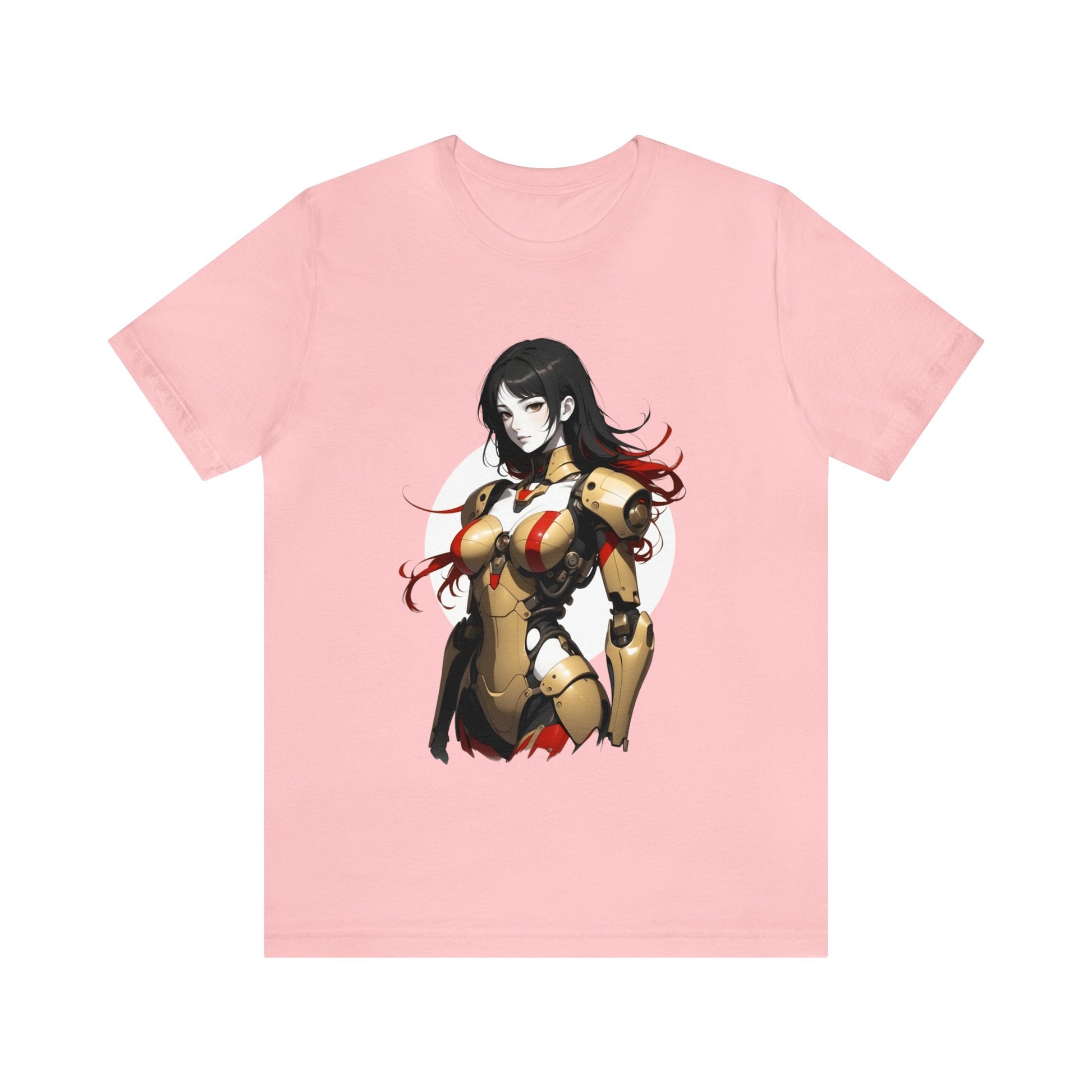 Kǎtōng Piàn - Mecha Girl Collection - Amelia - Unisex Jersey Short Sleeve Tee Printify