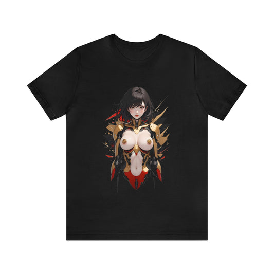Kǎtōng Piàn - Mecha Girl Collection - Anna - Unisex Jersey Short Sleeve Tee Printify