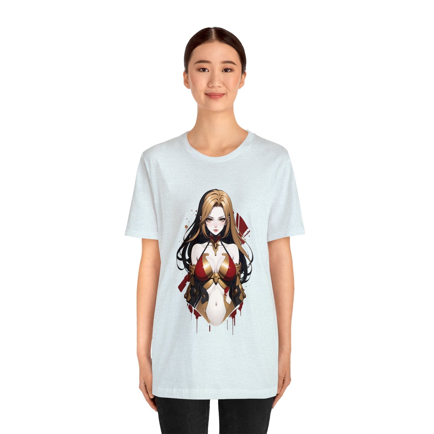 Kǎtōng Piàn - Mecha Girl Collection - Emma - Unisex Jersey Short Sleeve Tee Printify