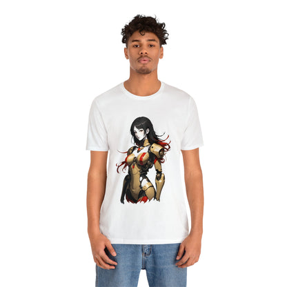 Kǎtōng Piàn - Mecha Girl Collection - Amelia - Unisex Jersey Short Sleeve Tee Printify