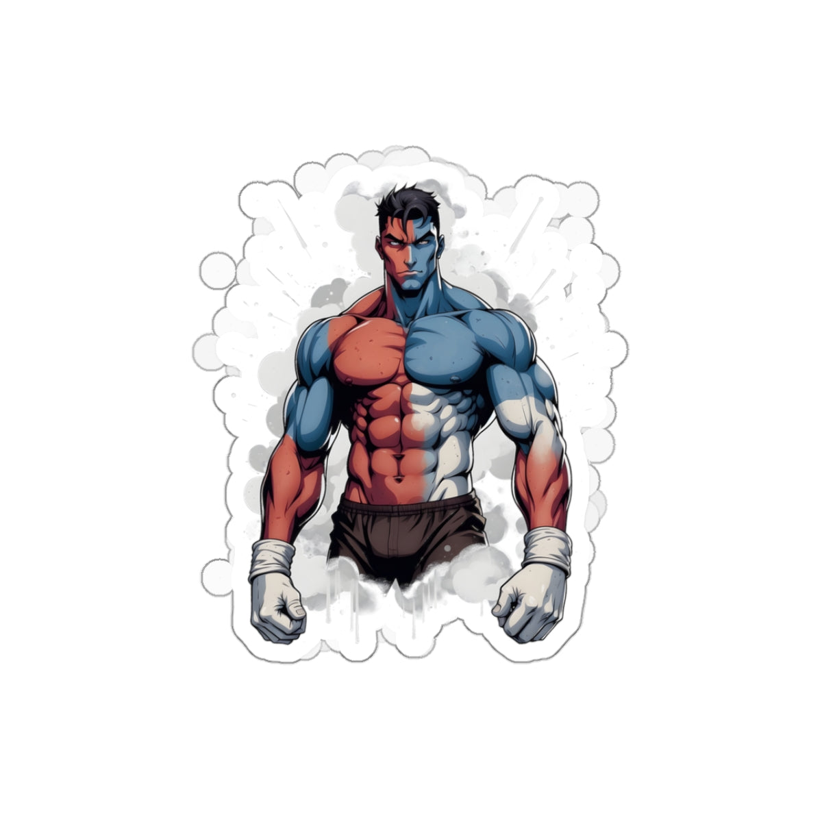 Kǎtōng Piàn - Prized Fighter Collection - America - 001 - Stickers