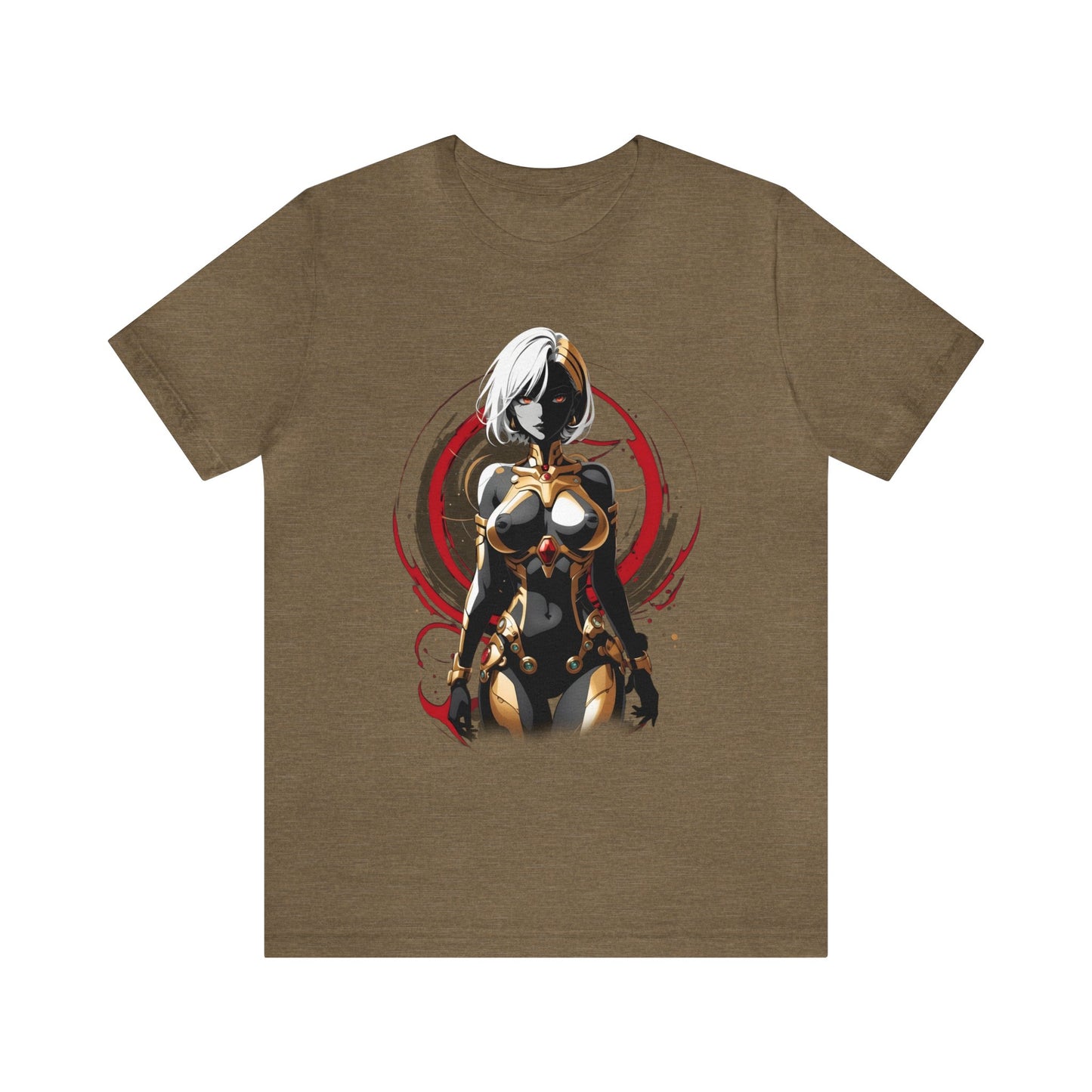 Kǎtōng Piàn - Mecha Girl Collection - Layla - Unisex Jersey Short Sleeve Tee Printify