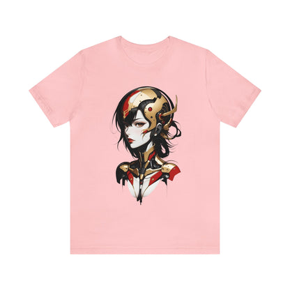 Kǎtōng Piàn - Mecha Girl Collection - Aurora - Unisex Jersey Short Sleeve Tee Printify