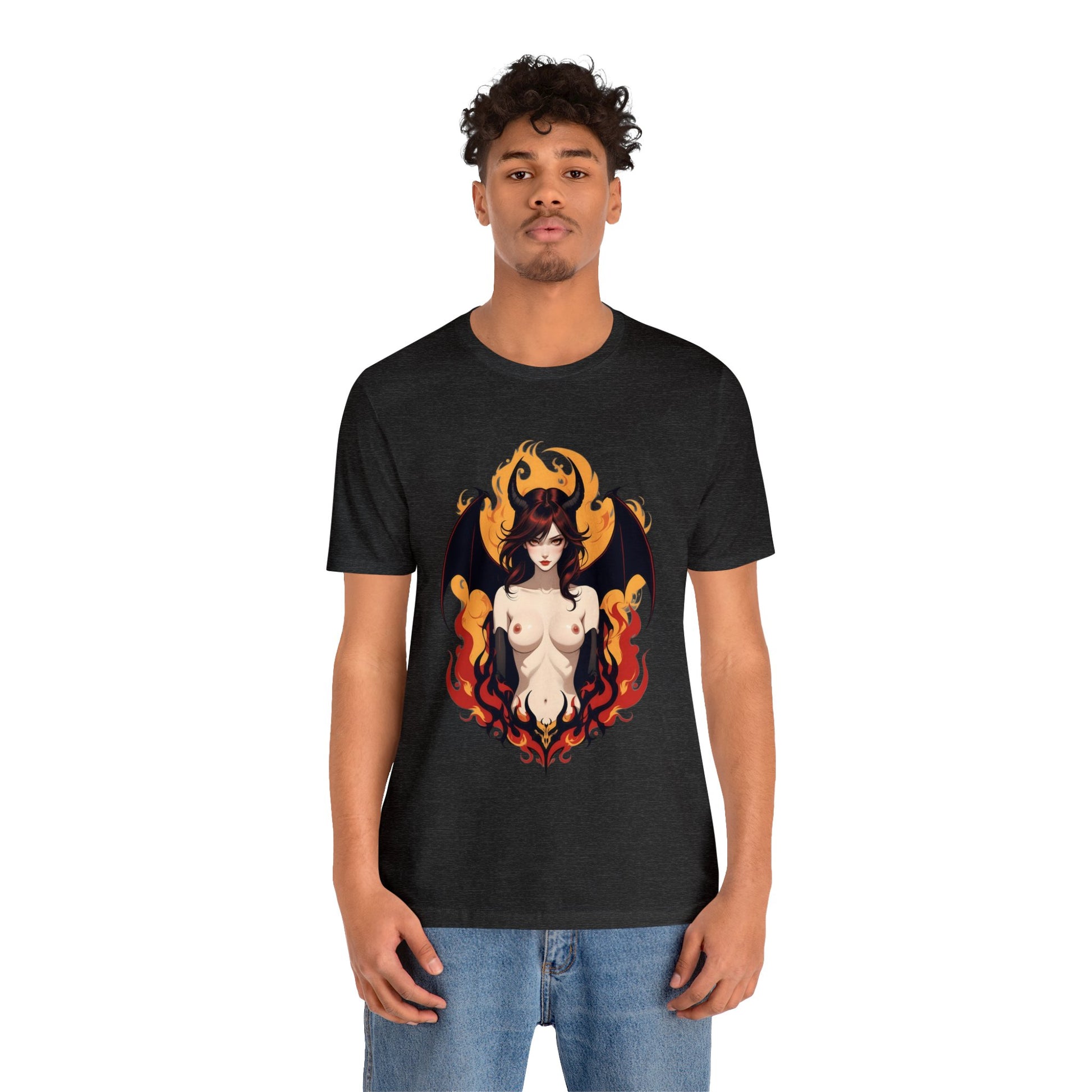 Kǎtōng Piàn - Devil Woman Collection - Darcy - Unisex Jersey Short Sleeve Tee Printify